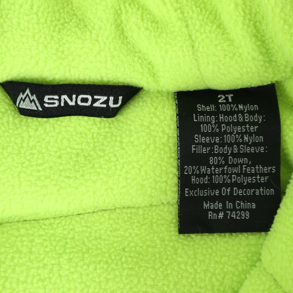 SNOZU jacket, girl's size 2T - Picture 4 of 4